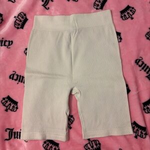 Forever 21 ribbed biker shorts
